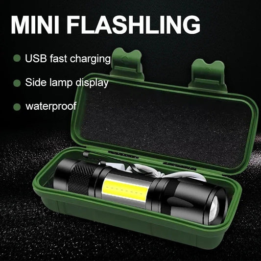 Mini Rechargeable LED Flashlight