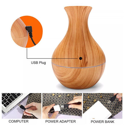 Mini Ultrasonic Aroma Diffuser & Humidifier