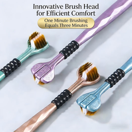 3-Sided Toothbrush – Pack of 2