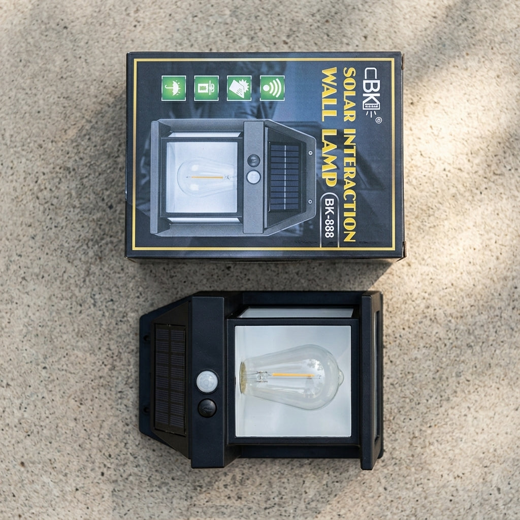 Solar Motion Sensor Wall Light