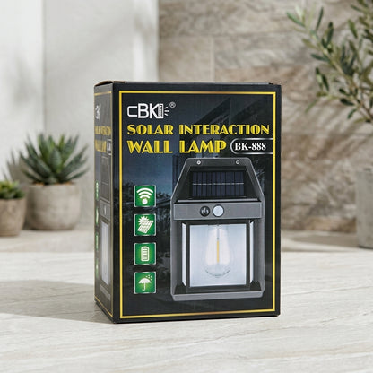 Solar Motion Sensor Wall Light