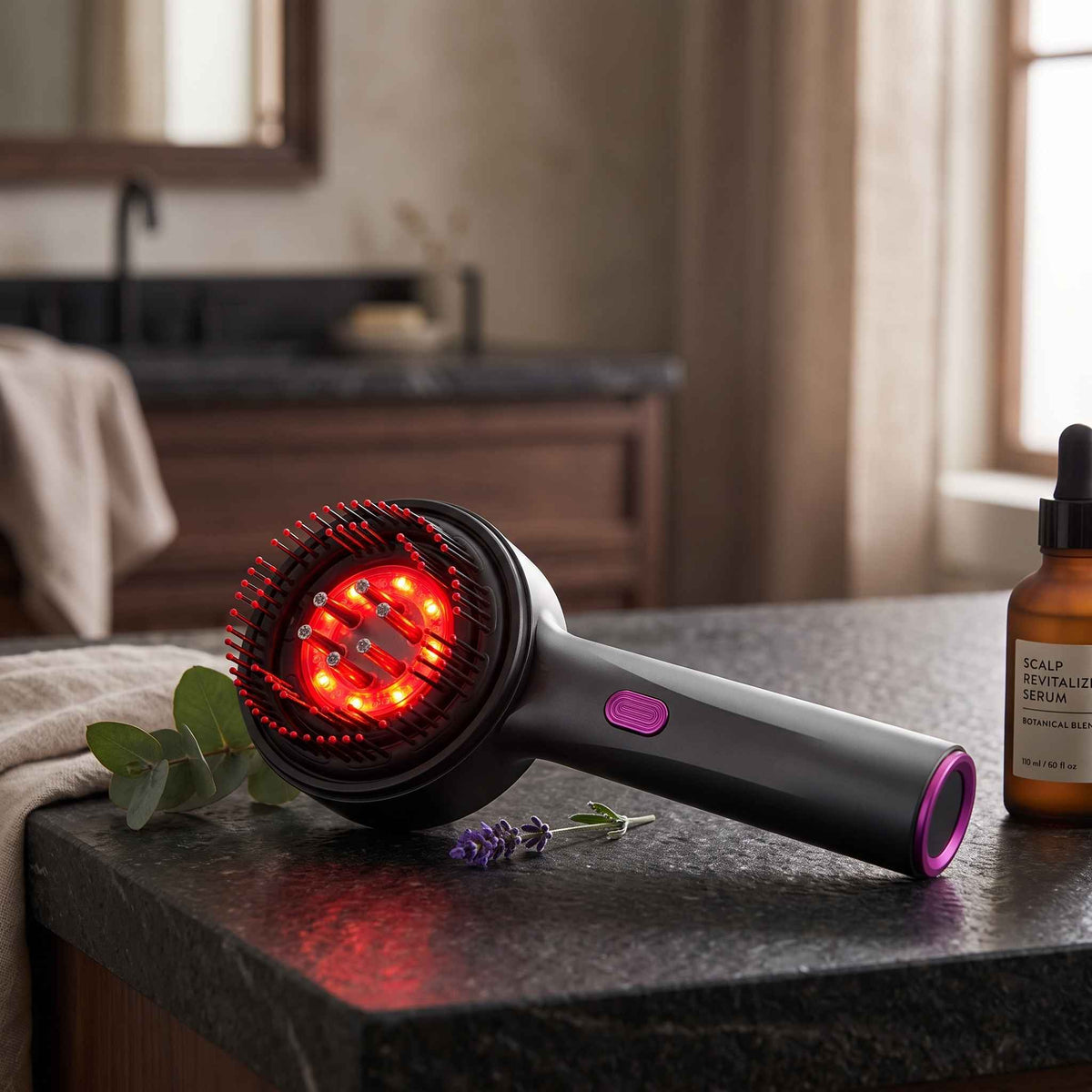 Laser Hair Growth & Scalp Massage Brush