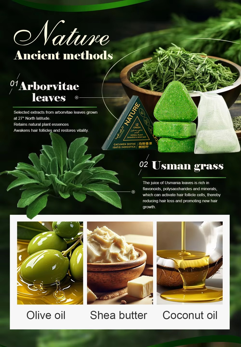 Seven Green Herbal Shampoo Bar